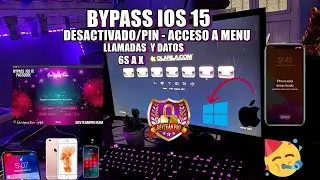 Bypass iCloud IOS 15 |6s a X compatible | Full servicios| llamadas |✅ MacOS en Windows|DevTeamRam4.0