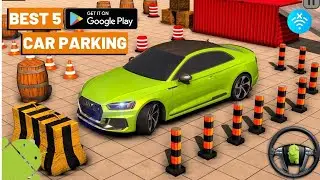 TOP BEST 5 CAR PARKING GAMES FOR ANDROID | UNDER 100 M.B & OFFLINE | WITH FULL DETAILS