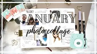 January in pictures | relaxing bullet journal setup