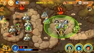 Castle TD 13-3 HARD, 3 STARS!!!! Walkthrough