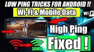 How to Fix High Ping Problem in Android 🔥🔥 | Tricks and Settings to Get 30ms Ping in Gaming