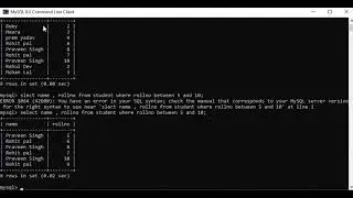 MYSQL PART2