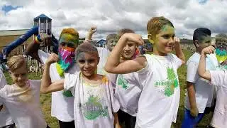 Hammonton WES elementary school Color Run 2019