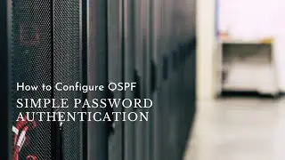 How to Configure OSPF Simple Password Authentication on Cisco Routers