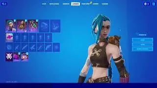 Skin y set completo de Arcane Jinx de League of Legend en Fortnite ✨ Disponible hoy mismo! 🔥