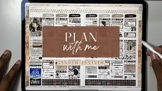 Digital Plan With Me I Ft. PinkPlannerShop