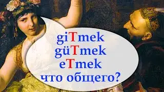 Что общего: giTmek и güTmek?