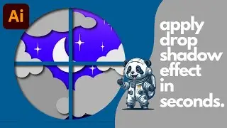 How To Use Drop Shadow Effect On Illustrator
