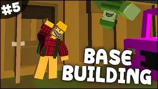Unturned Gameplay - Part 5 - Crafting & Building a Base! (Unturned 2 Base Building)
