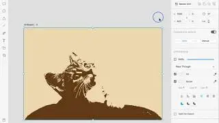 Vectorize using posterization in Adobe XD