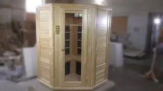 Кедровая ик-сауна с гималайской солью и повышенной мощностью нагревателей