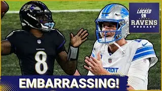 Baltimore Ravens GET EMBARRASSED in Week 3 loss to Lions, OL FAILS Lamar Jackson as defense falters