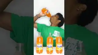 5 Bottles of Fanta Soda Pop Chugged Fast!