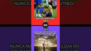 E DE FUTEBOL VOCÊ ENTENDE?⚽️ #qualvocespreferem #quiz #fotebol #thecursedisle #famosos #shortsviral