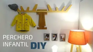 Como hacer un perchero de madera | DIY CLOTHING RACK