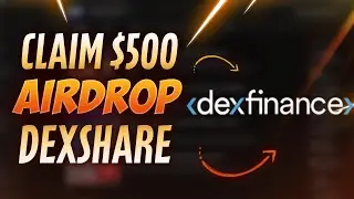 DEXFINANCE  | AIRDROP 500$ | BIG PROJECT {NEW TOKEN} DEFI