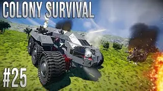 Space Engineers - Colony Survival Ep #25 - ROVER ATTACK!!!