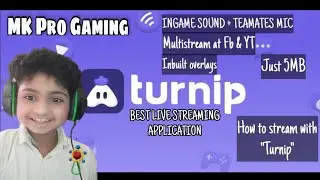 Best streaming app with internal & discord sound | Add Custom Overlay | No Promotion | MK Pro Gaming