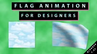 FLAG ANIMATION WITH YOUR OWN TEXTURE IN BLENDER 2.82!