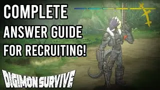 Digimon Survive | All Answers for every Digimon! [How to get All Digimon]