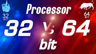 Different Between 32 bit VS 64 bit Processor - Which Is Best ? || What is Bit ? What is Exabyte ?