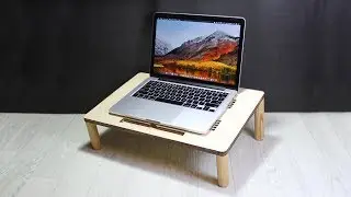 DIY LAPTOP STAND WITH CNC LASER CUTTING MACHINE
