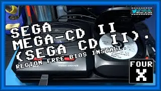 SEGA Mega-CD II (SEGA CD II) - Region Free BIOS Install.