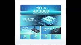 #tplink #wifi6router #8k60fps  TP Link Archer AX55 | AX3000 Dual Band Gigabit Wi-Fi 6 Router