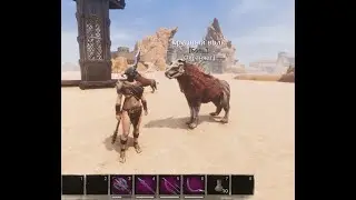 Питомцы Conan Exiles. Крупный волк!