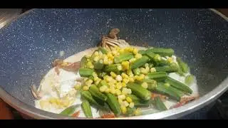 Ginisang monggo with Arugula
