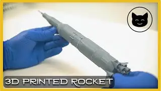 3D Printed Rocket + Visual Effects (rocket launch)