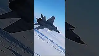What's the highest altitude a fighter jet has achieved? #shortvideo #fighterjet #mig25 #f22raptor