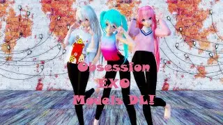 【MMD】EXO - Obsession【Model DL】|| Rosy Miku