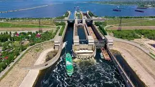 Шлюзы Волжской ГЭС