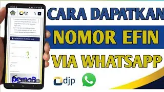Cara Mendapatkan Nomor EFIN via WhatsApp 2024 | Lupa Nomor EFIN