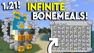 BEST BONE MEAL Farm In Minecraft Bedrock 1.21 MCPE/Xbox/PS4/Nintendo Switch/Windows 10
