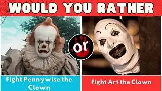Would you Rather ... Horror Edition 😱🤡 - Scary Movies - HALLOWEEN 2024