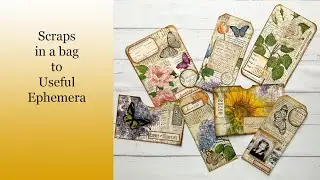 Napkin Scraps into Ephemera