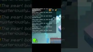 The pearl bobs up and down *MYSTERIOUSLY* // #minecraft #gaming #shorts