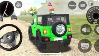 Dollar (Sang) Modified Mahindra Yellow Thar😈 || lndian Cars Simulator 3D || An...