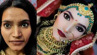 Real Dark/Dusky Skin Bridal Makeup tutorial|How to do Bridal Makeup 2020|Bridal Makeup step by step