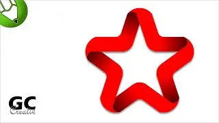 3D Swirl Logo Design in Coreldraw | Logo Designing in Coreldraw | Curve Star Design | GC Creativ