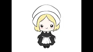 How to Draw PILGRIM GIRL