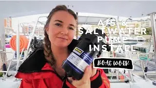 INSTALLING our AIS & SALT WATER DECK WASH 💦