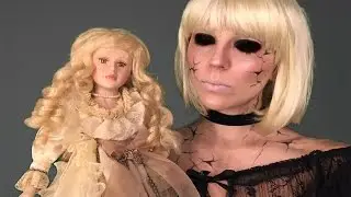 Cracked Porcelain Doll | Halloween Makeup | RobertaTravagliniMakeup