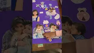 About me Poster making with my little one !!
