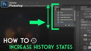 How to increase history states/no. of undo operations in Photoshop - Tutorial