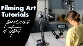 How I produce YouTube art tutorials... equipment, filming, and editing process and tips!