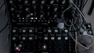 Moog Mother-32 and DFAM thru MF Delay (Scientific Maddening)