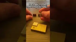 [LEGO FNAF] ⚠️HOW TO BUILD OFFICE DESK FROM FIVE NIGHTS AT FREDDY 2⚠️ 